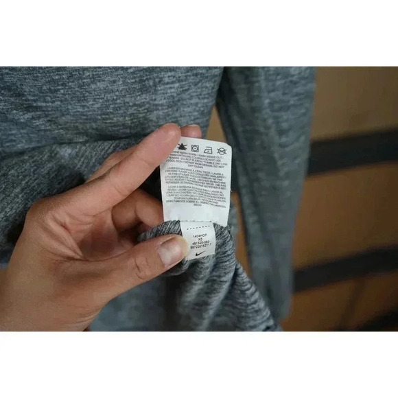 Nike Dri-Fit Grey Running Activewear XS #503 - Picture 5 of 5